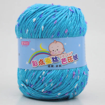 High Quality Wool Thread Eco-dyed Needlework Baby Cotton Cashmere Yarn