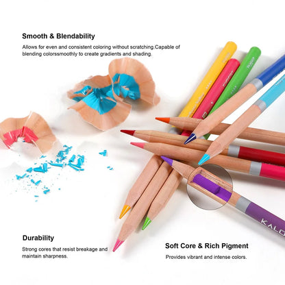 KALOUR Colored Pencil 72pcs/Set Art Stationery Rich Colors