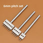 3Pcs Manual Leather Hole Punch Tool Set Round Punch Die Set for DIY Leather Crafting Handmade Leather Working Crafters Kit