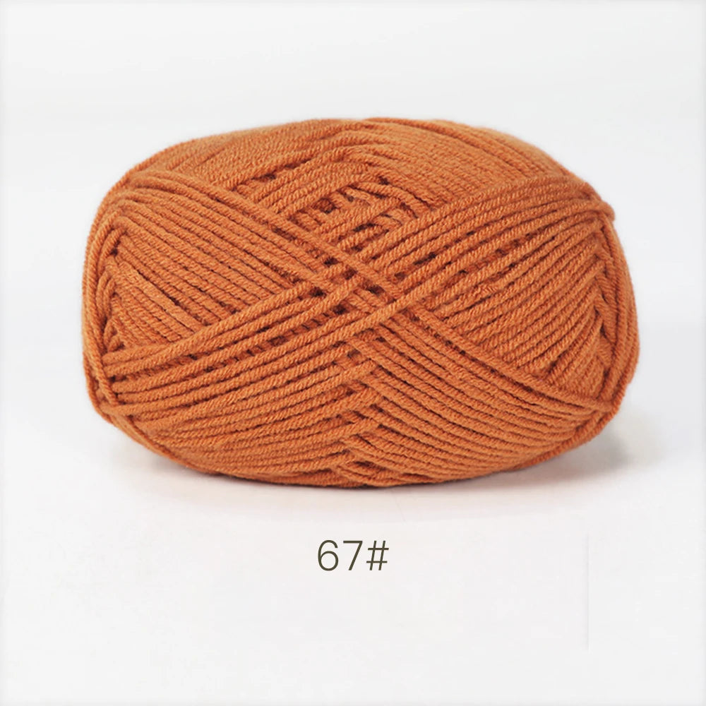 A1-a 50g/Set Soft Milk Cotton Yarn for Crochet Threads for Knitting
