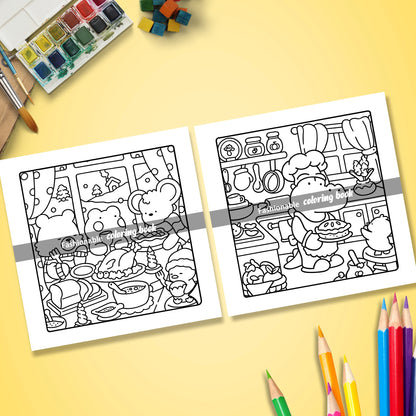 COMFY DAYS Bold-easy Patterns Coloring Book