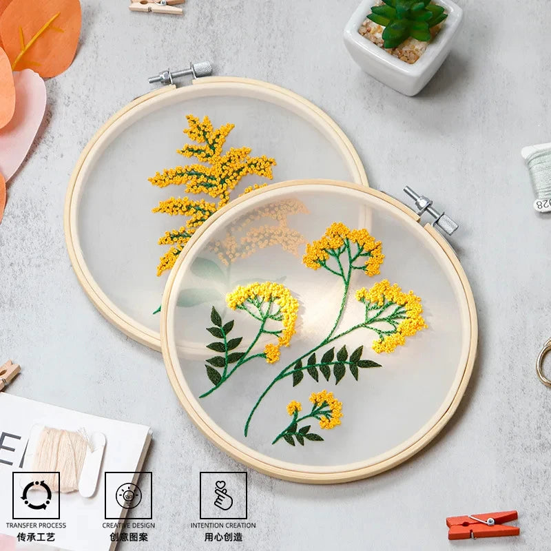 Transparent Double-Sided Embroidery Kit
