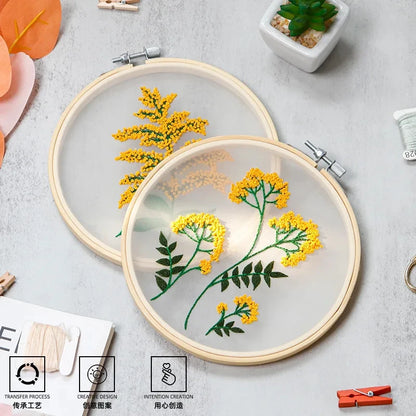 Transparent Double-Sided Embroidery Kit