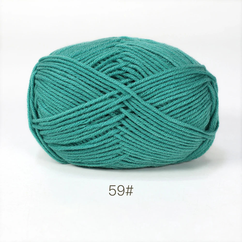 A1-a 50g/Set Soft Milk Cotton Yarn for Crochet Threads for Knitting