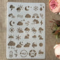 Heart Line Music Bear DIY Craft Layering Stencils