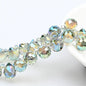 Austria AB Color Crystal Strawberry Beads 10*8mm Shiny Faceted Glass Beads