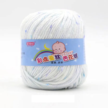 High Quality Wool Thread Eco-dyed Needlework Baby Cotton Cashmere Yarn