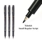3 Pcs/Set Calligraphy Painting Pen Chinese Brush Pens for Writing Lettering Signatures Soft Brush Tip Refillable Ink  Art Craft