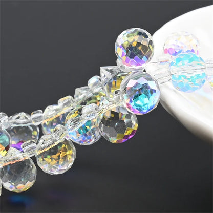 Austria AB Color Crystal Strawberry Beads 10*8mm Shiny Faceted Glass Beads
