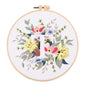 Letter Embroidery DIY Flowers Painting Full Needlework Bag