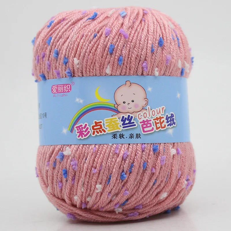 High Quality Wool Thread Eco-dyed Needlework Baby Cotton Cashmere Yarn