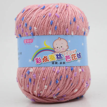 High Quality Wool Thread Eco-dyed Needlework Baby Cotton Cashmere Yarn