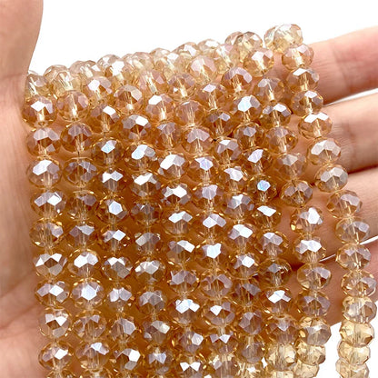 2 3 4 6 8mm Austria Faceted Crystal Beads Rondelle