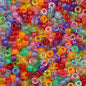 200-1200Pcs multi-colored Large Hole Pony Beads