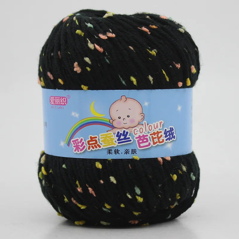 High Quality Wool Thread Eco-dyed Needlework Baby Cotton Cashmere Yarn