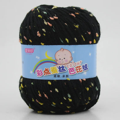 High Quality Wool Thread Eco-dyed Needlework Baby Cotton Cashmere Yarn