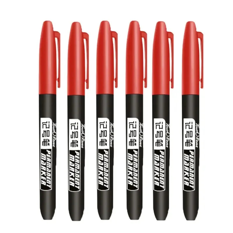 1/6 PCS Permanent Marker Pen Manga Drawing Markers  Waterproof Ink Sketch Pens