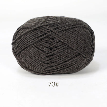 A1-a 50g/Set Soft Milk Cotton Yarn for Crochet Threads for Knitting